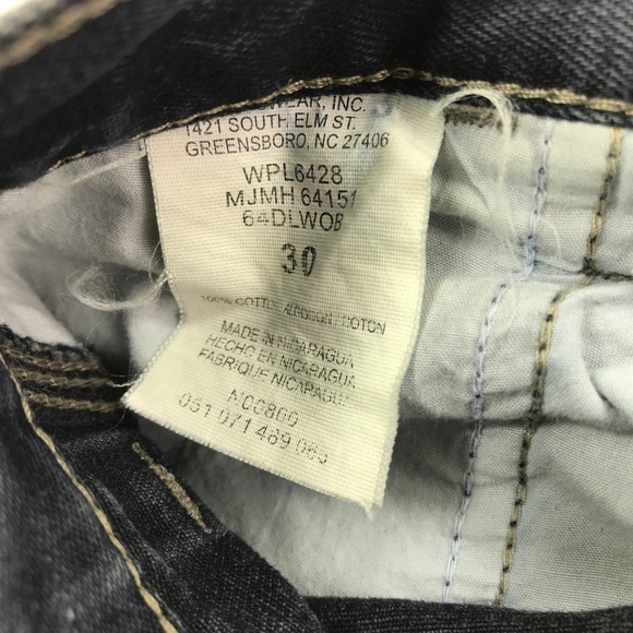 WRG Jeans Co. Mens Cargo Denim Shorts Sz 30 N090 - Picture 6 of 7